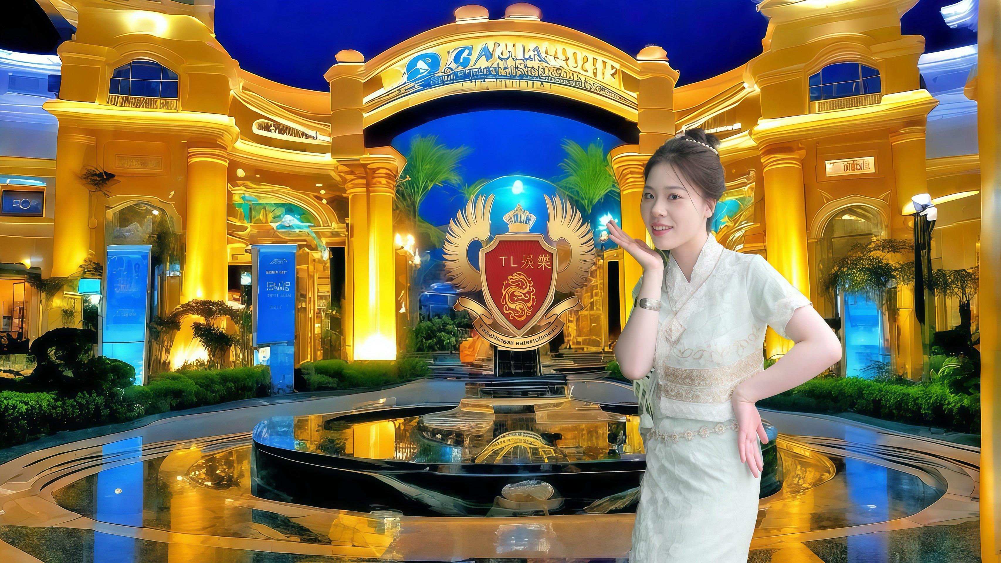 腾龙无边际泳池